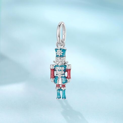 Nutcracker Pendant Charm 925 Sterling Silver Charm Fits For Pandora Bracelet, Gift Box Packaging in Saudi Arabia