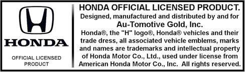 AU-TOMOTIVE GOLD, INC. سلسلة مفاتيح على شكل دمعة سوداء مرخصة رسميًا لسيارة Honda Accord in Saudi Arabia