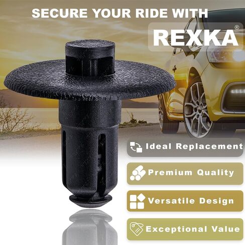 Rexka 20pcs Radiator Support Sight Shield Retainer Clips for GM 25695687 Buick Lucerne Cadillac DTS Deville Seville- Radiator Support Access Cover Clip, Radiator Support Baffle Clip in Saudi Arabia