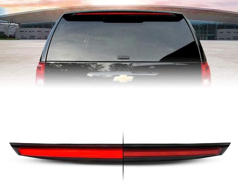 AmeriLite Red Neon LED 3rd Brake Lamp Center High Mount Stop Light For Chevy Tahoe Suburban/GMC Yukon XL/Cadillac Escalade SUV - Passenger and Driver Side, Vehicle Light Assembly, Red in Saudi Arabia