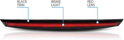 AmeriLite Red Neon LED 3rd Brake Lamp Center High Mount Stop Light For Chevy Tahoe Suburban/GMC Yukon XL/Cadillac Escalade SUV - Passenger and Driver Side, Vehicle Light Assembly, Red in Saudi Arabia