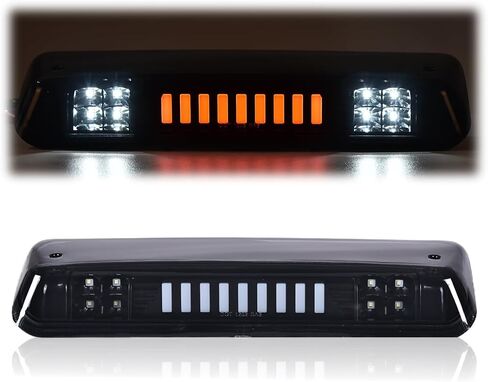 LED Brake Lights Compatible with Ford F150 2004-2008/Lobo Tail Brake Cargo Lamp I Type（Clear Lens Black Bottoms） in Saudi Arabia