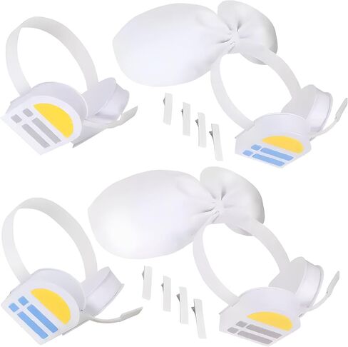 Music cosplay props headphones Hairpin headwear, 3 characters, Hairclip headphone, blue hair Future Costume Headwear Earphone (L Grey) in Saudi Arabia