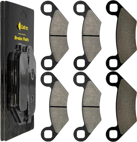 Caltric Front and Rear Brake Pads Compatible with Polaris Sportsman 450 HO EFI 2016 2017 2018 2019 2020 in Saudi Arabia