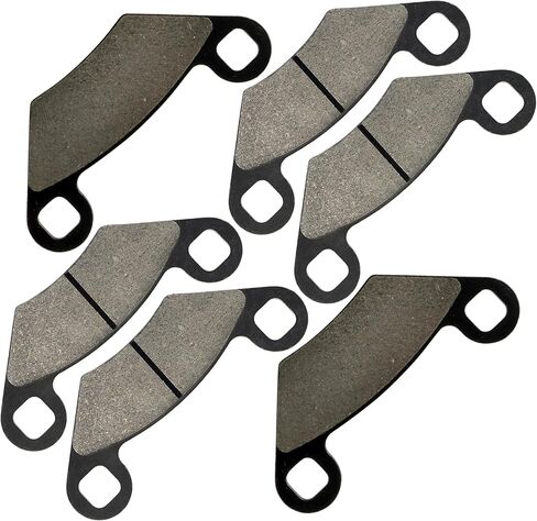 Caltric Front and Rear Brake Pads Compatible with Polaris Sportsman 450 HO EFI 2016 2017 2018 2019 2020 in Saudi Arabia