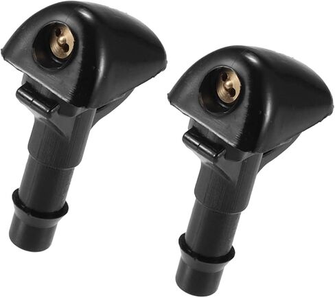 Windshield Wiper Washer Nozzle Spray Jet Fit for Nissan Frontier 2006-2013 - Pack of 2 Black Durable Material in Saudi Arabia