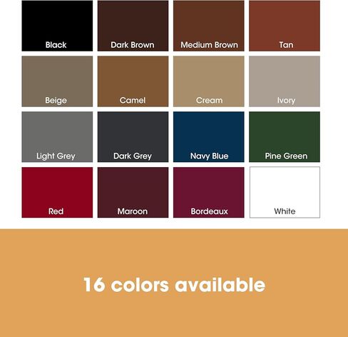 Furniture Clinic Leather Repair Paint | 2-in-1 Seal and Color | Use on Scratches, Tears, and Holes in Car Seats, Furniture | Quick and Easy Leather Repair Kit for Furniture (Dark Grey, 250ml/8.5oz) in Kuwait