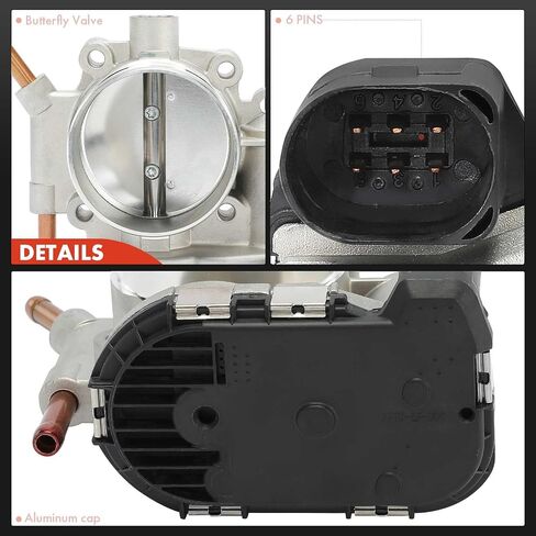 A-Premium Electronic Throttle Body Compatible with Chevrolet Captiva 2006-2011 2.4L - Replace# 92067741, 0280750222 in Saudi Arabia