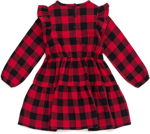Disney Minnie Mouse Girls Flannel Dress Toddler to Big Kid Sizes (2T - 12) in Saudi Arabia