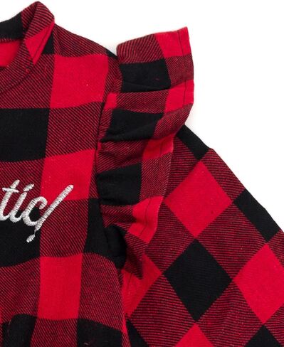 Disney Minnie Mouse Girls Flannel Dress Toddler to Big Kid Sizes (2T - 12) in Saudi Arabia