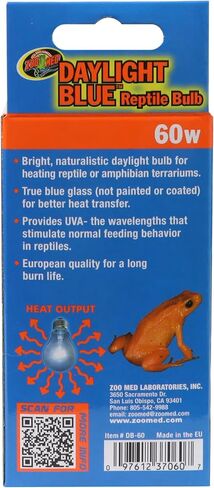 Zoo Med Daylight Blue Reptile Bulb - 60 Watt 2 Bulb Value Pack in Saudi Arabia