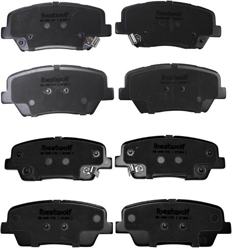 Front and Rear Ceramic Brake Pads for 2010-2012 Hyundai Santa Fe for 2011-2014 Kia Sorento, Disc Brake Pad Replacement P-1432 P-1284 in Saudi Arabia