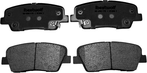 Front and Rear Ceramic Brake Pads for 2010-2012 Hyundai Santa Fe for 2011-2014 Kia Sorento, Disc Brake Pad Replacement P-1432 P-1284 in Saudi Arabia