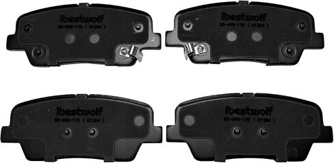 Front and Rear Ceramic Brake Pads for 2010-2012 Hyundai Santa Fe for 2011-2014 Kia Sorento, Disc Brake Pad Replacement P-1432 P-1284 in Saudi Arabia