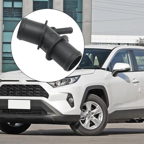 16571-0V020 Radiator Upper Hose Connector, Replacement for Toyota Rav4 2009 2010 2011 2012, Replaces 165710V020, 16057-36011, 1605736011 in Saudi Arabia