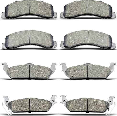 D1012 D1414 Front Rear Ceramic Brake Pads Set Fit For 2010-2011 Ford F-150 in Saudi Arabia