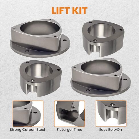 maXpeedingrods 3" Lift Kit for Subaru Forester 1998-2008 Impreza 2002-2007, Legacy Outback for Saab 92-X Strut Spacer Kit, Gray in Saudi Arabia
