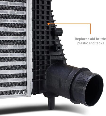 Mishimoto MMINT-JET-11P Replacement Intercooler, Compatible with VW Jetta 1.8T, 2011-2018, and Fits Audi TT, 2011-2015 in Saudi Arabia