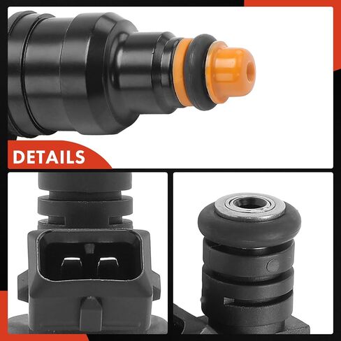 A-Premium Fuel Injectors Set of 8 Compatible with Dodge Ram 1500 94-95, Ram 2500, Ram 3500, Dakota, B1500 95, B2500 94, B3500, Ramcharger, W150, W250 & Jeep Grand Cherokee 95 in Saudi Arabia