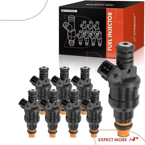 A-Premium Fuel Injectors Set of 8 Compatible with Dodge Ram 1500 94-95, Ram 2500, Ram 3500, Dakota, B1500 95, B2500 94, B3500, Ramcharger, W150, W250 & Jeep Grand Cherokee 95 in Saudi Arabia