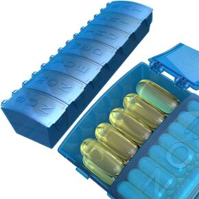 4Thought Med Manager Weekly, Extra Large Pill Organizer, XXL, 7 Day in Saudi Arabia