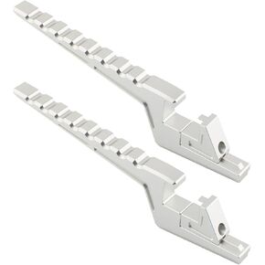 دراجة نارية الركاب القدم أوتاد تمديد قوس المضادة للانزلاق مسند القدمين الدواسات الخلفية تعديل دواسة القدم للدراجة (1 زوج)-أسود in Kuwait