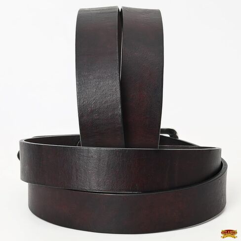 HILASON Western Genuine Leather Belt for Men Women Cowboy Cowgirl Handmade Unisex Full Grain Heavy Duty Tooled Belt for Jeans in Saudi Arabia