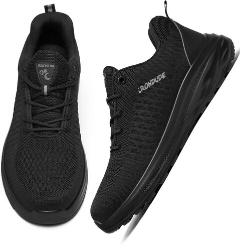 Composite Toe Shoes for Men Lightweight Steel Toe Shoes Comfortable Non Slip Work Shoes Breathable Construction Safety Sneakers Puncture Proof in Saudi Arabia