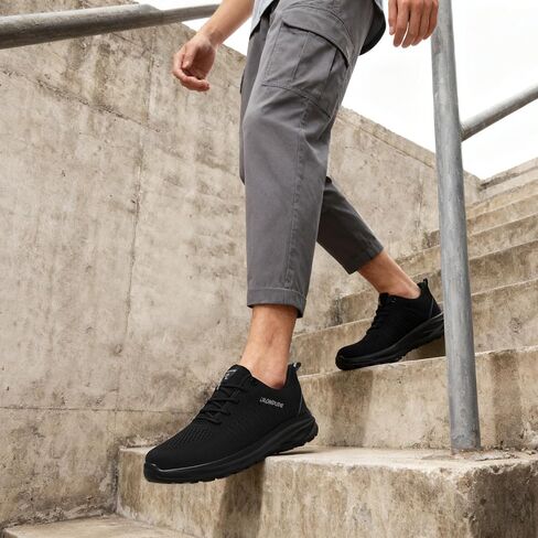 Composite Toe Shoes for Men Lightweight Steel Toe Shoes Comfortable Non Slip Work Shoes Breathable Construction Safety Sneakers Puncture Proof in Saudi Arabia