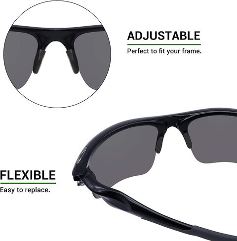 Mryok Replacement Earsocks Nosepieces Kits for Oakley Fast Jacket OO9097 / Fast Jacket XL OO9156 Sunglass in Saudi Arabia