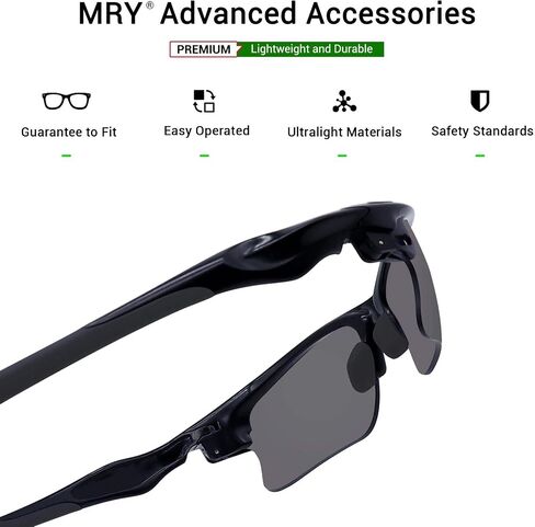 Mryok Replacement Earsocks Nosepieces Kits for Oakley Fast Jacket OO9097 / Fast Jacket XL OO9156 Sunglass in Saudi Arabia