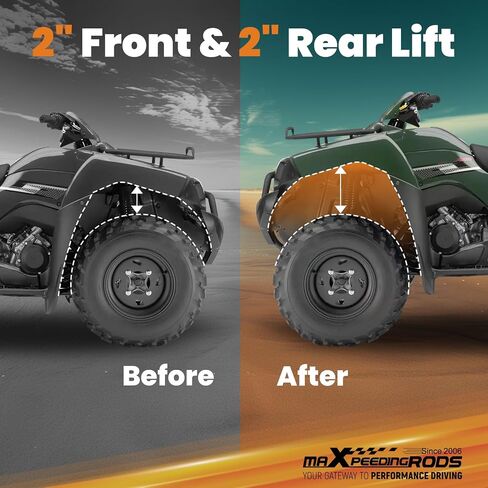 طقم رفع 2 بوصة من maxpeedingrods أمامي وخلفي لـ Kawasaki Brute Force 650i/750i 2005-2022 طقم رفع التعليق لـ UTV/ATV in Saudi Arabia