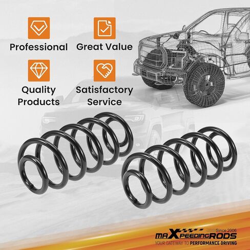 maXpeedingrods 3.5" Rear Coil Spring Leveling Kit for Jeep TJ Wrangler, Rubicon and Unlimited 1997-2006 in Saudi Arabia