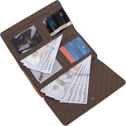 مونتانا ويست ازتيك المحفظة للنساء الغربية Whipstitch المرأة المحفظة حامل البطاقة المحفظة MW1332-W010BR in Kuwait