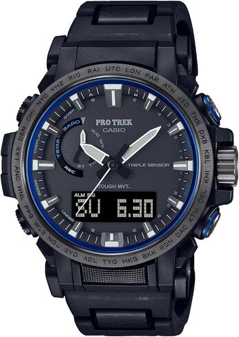Casio PRO Trek PRW-61FC-1JF [ Climber Line (PRW-61 Series eco-Materials Model Equipped with Radio Wave Solar] Imported from Japan Jan 2023 Model Black in Saudi Arabia