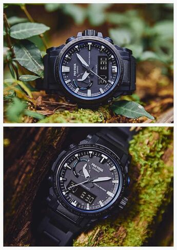 Casio PRO Trek PRW-61FC-1JF [ Climber Line (PRW-61 Series eco-Materials Model Equipped with Radio Wave Solar] Imported from Japan Jan 2023 Model Black in Saudi Arabia