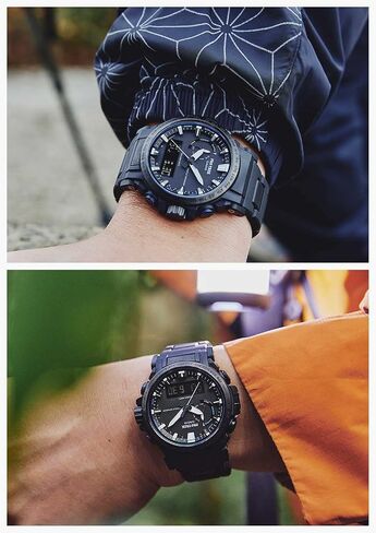 Casio PRO Trek PRW-61FC-1JF [ Climber Line (PRW-61 Series eco-Materials Model Equipped with Radio Wave Solar] Imported from Japan Jan 2023 Model Black in Saudi Arabia