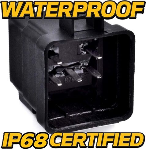 ترقية HD Switch 12V 50 أمبير، مرحل مقاوم للماء يستبدل John Deere Hella X130R X465 X475 X485 X495 X575 X585 X595 X720 X724 X728 X729 X740 X744 X748 X749 X950R مع ضوء LED وشحم عازل مجاني in Saudi Arabia