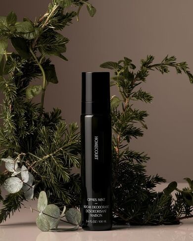 مزيل رائحة العرق للغرفة من هوم كورت، ماندرين باسيل - بخاخ طبيعي للغرفة، 3.4 أونصة - عطر جميل، مزيل رائحة العرق للغرفة للمطبخ والحمام وما بعده in Kuwait