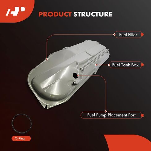 خزان وقود ممتاز مع حلقة O متوافقة مع BMW E46 Series 325 1986-1987، 318i 1984-1985/1991، 325e 1984-1987، 325es 1986-1987، 325i 325is 1987، استبدال # 16111177214, 16111177213 in Saudi Arabia