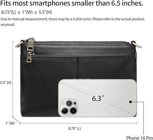 SENDEFN Leather Crossbody Bag for Women Small Clutch Purses Crossbody Shoulder Handbag Wallet Purses RIFD Card Slots in Kuwait