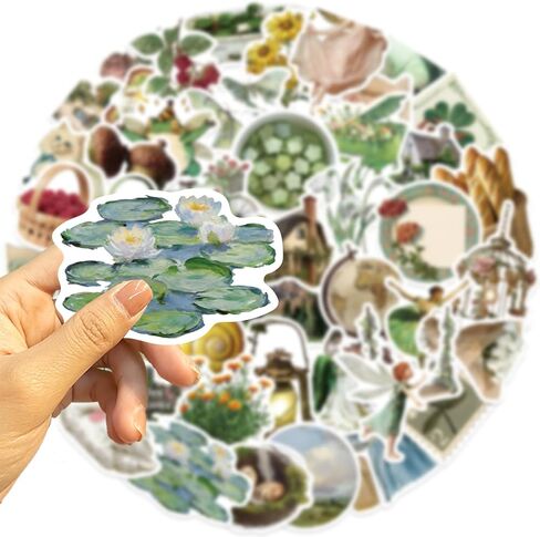 50 PC Sugar Skull Vinyl Stickers Pack, Laptop Skull Decals Decorations for Water Bottle Luggage Computer Skateboard Guitar Motorcycle Bike Nature Stickers Teens Girls Kids Adults in Kuwait