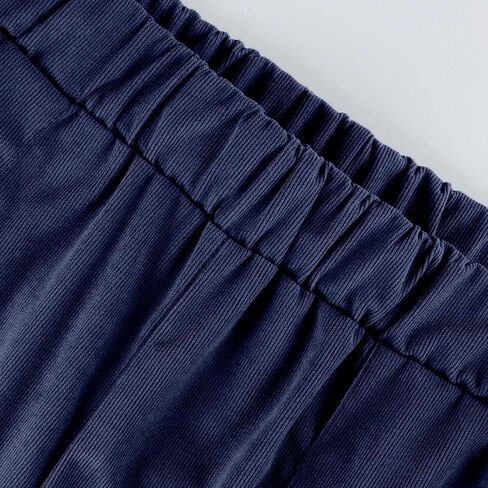 Pants for Women Petite Length High Waist Vintage Corduroy Pants Straight Leg Tapered Cozy Trousers Pull On Pant in Saudi Arabia