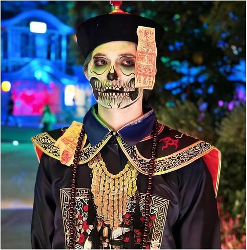 Halloween costumes, party costumes, Chinese style men's clothing, zombie horror costumes in Saudi Arabia