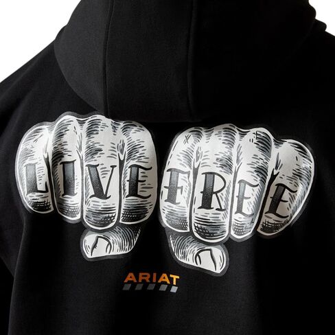 سترة ARIAT الرجالية من Rebar Workman Bare Knuckle Hoodie in Saudi Arabia