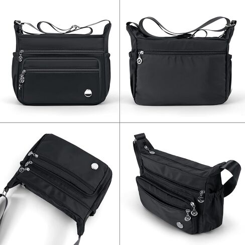 Crossbody Bags for Women, Roomy Multiple Pockets Shoulder Handbag Ladies Crossbody Purse Fashion Tote Top Handle Satchel in Saudi Arabia