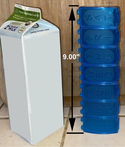 4Thought Med Manager Weekly, Extra Large Pill Organizer, XXL, 7 Day in Saudi Arabia