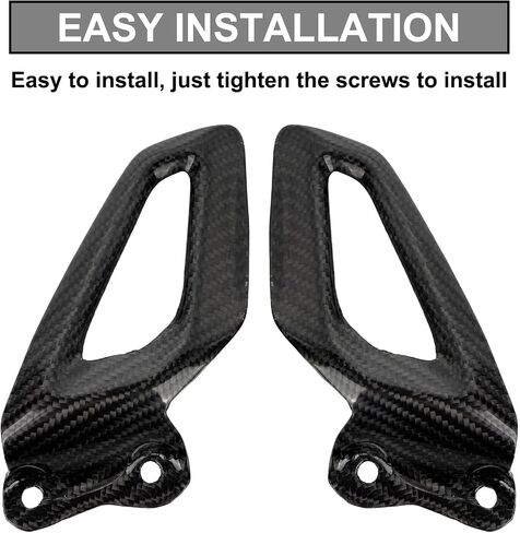 PSLER Motorcycle Foot Peg Heel Guards Rearset Protector for S1000RR S1000RRH 2019-2024(Carbon) in Saudi Arabia