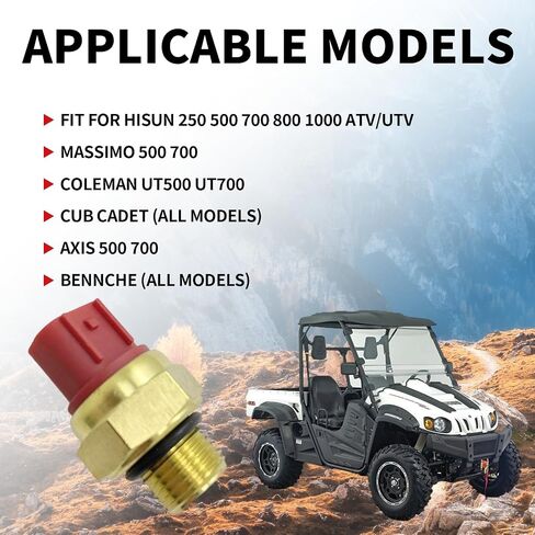 مستشعر درجة حرارة سائل التبريد لاستبدال المحرك JGMOTO لـ Hisun ATV UTV (Hisun 250/500/700/800/1000) in Saudi Arabia