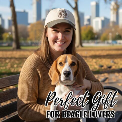 InnoBeta Beagle Gifts للنساء، قبعة Beagle، قبعة بيسبول مضحكة قابلة للتعديل مطرزة لمحبي الكلاب للنساء in Saudi Arabia